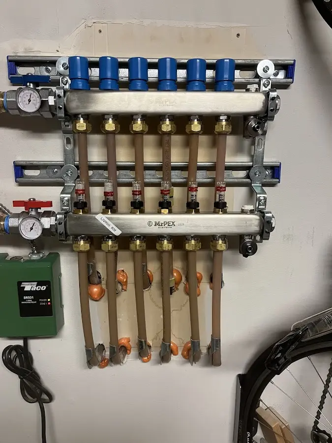 Plumber performing Gas Line Installation at a residential property in Jonesboro